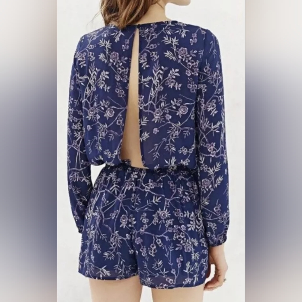 Open-back Romper